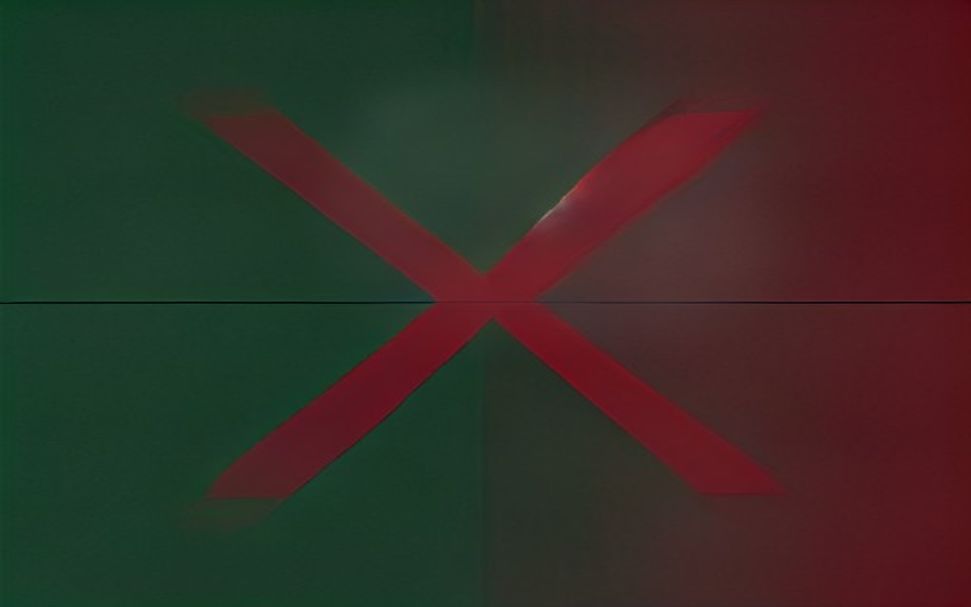 De nombreuses lignes parallèles et fines entrent dans l'image par la gauche et se condensent vers la droite en quelques traits vigoureux.